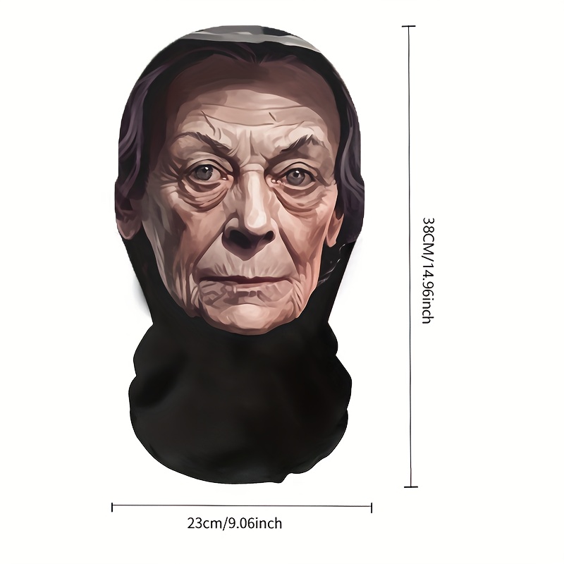 Scary Granny Mask for Party Gatherings